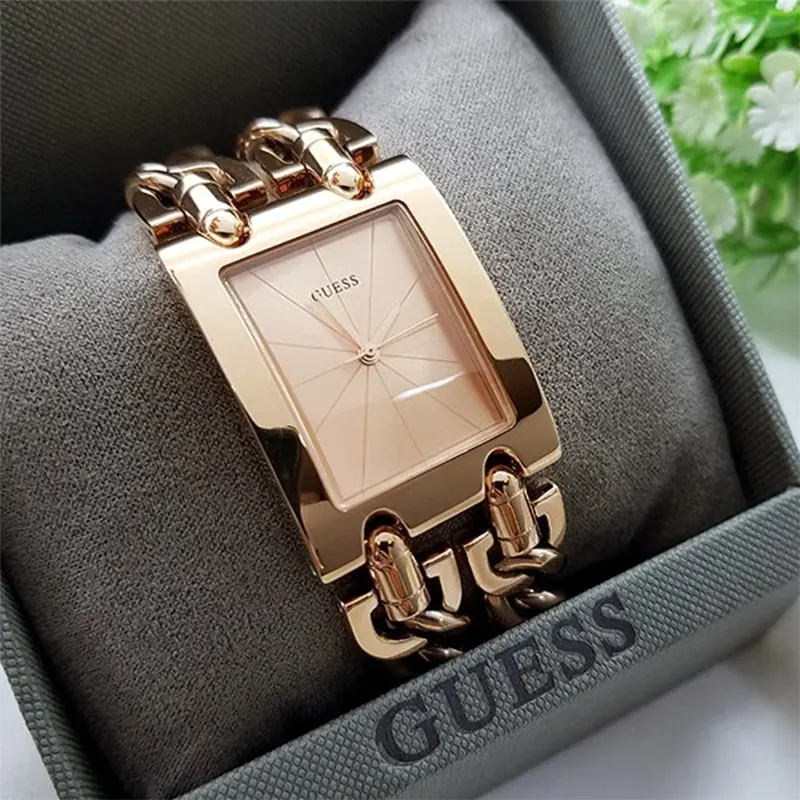 Guess Mod Champagne Rose Gold-tone Ladies Watch- W1117L3